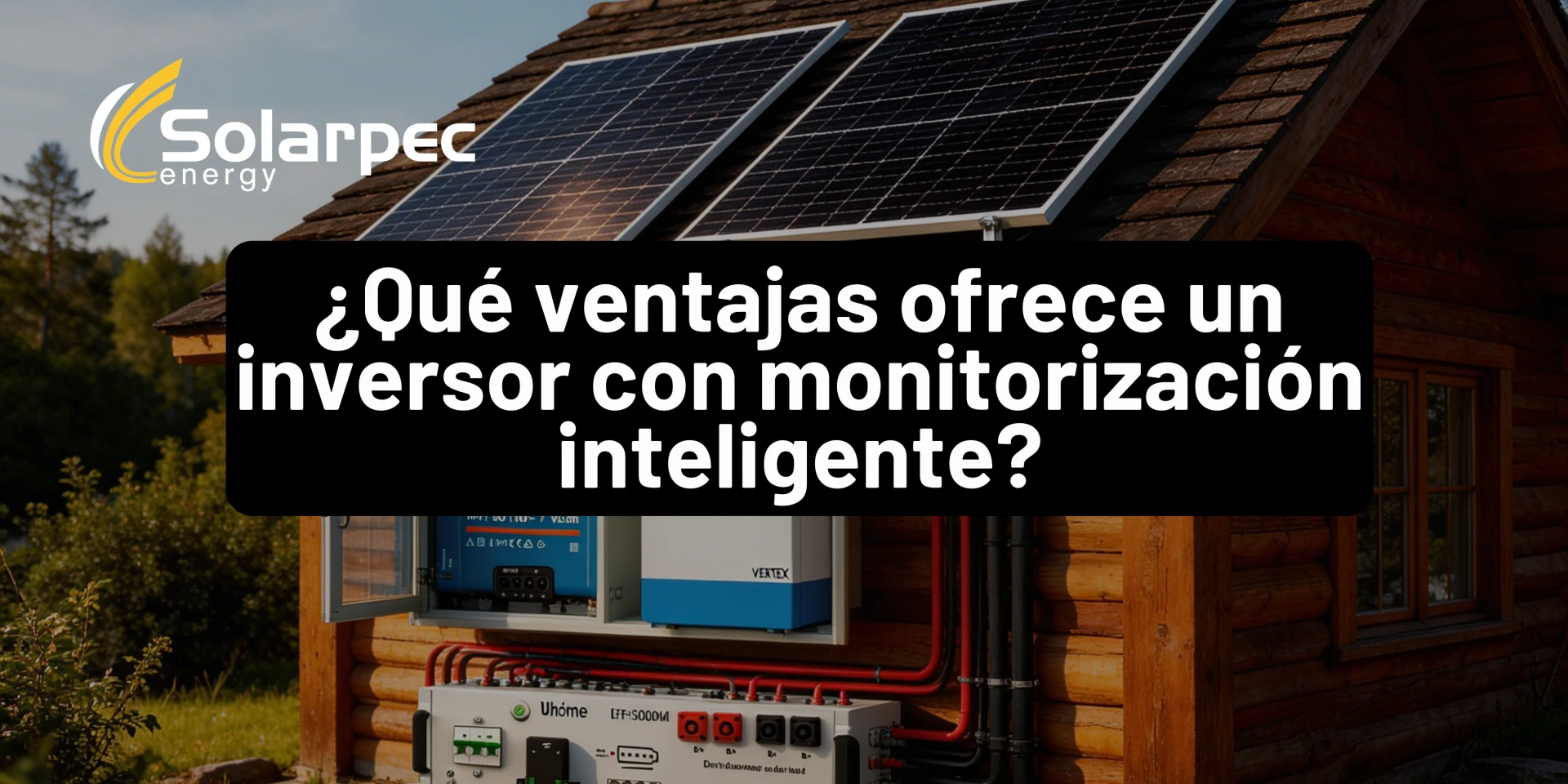 ¿Qué ventajas ofrece un inversor con monitorización inteligente?