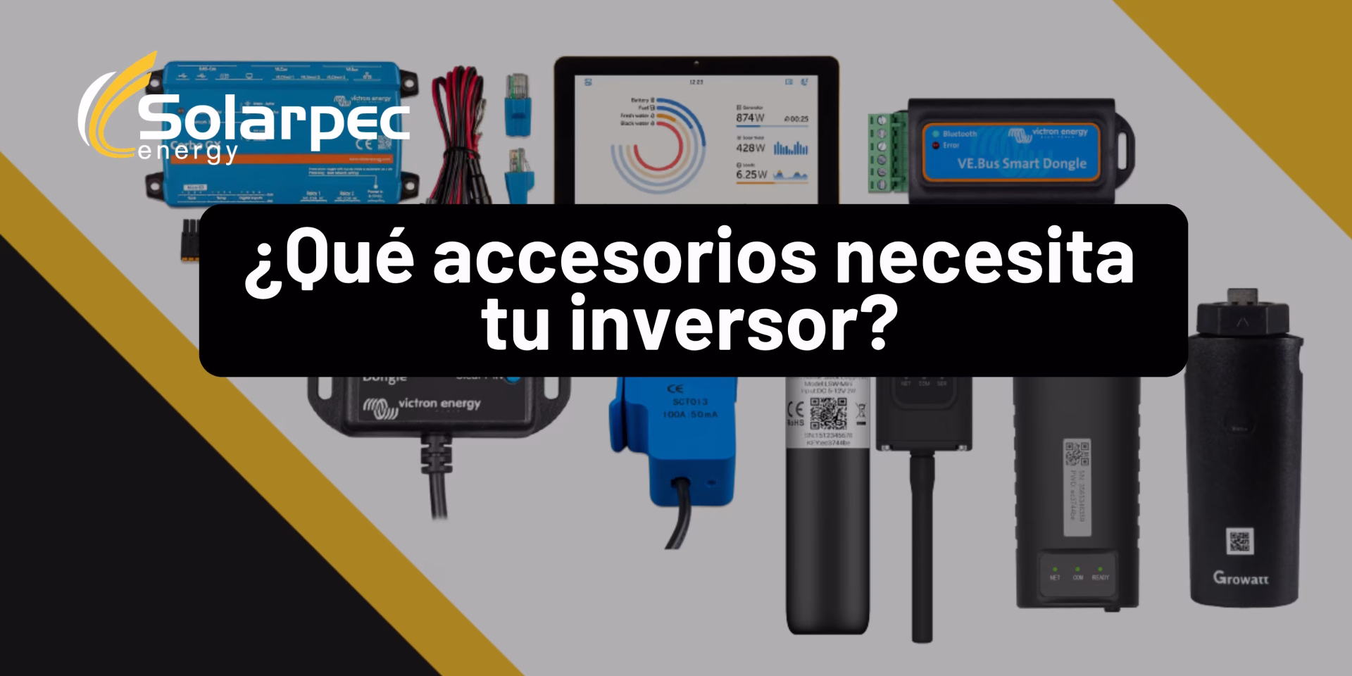 ¿Qué accesorios necesita tu inversor?
