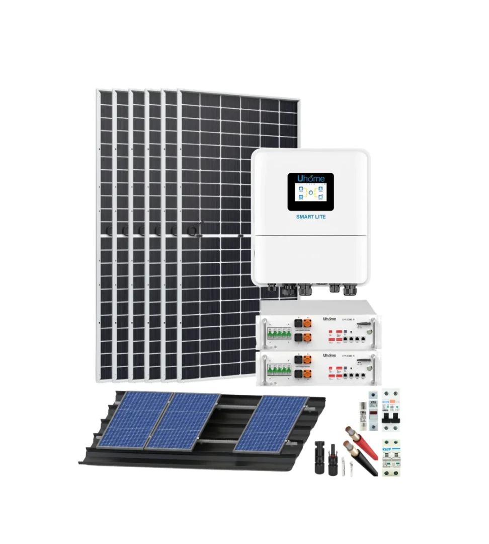 Kit Solar para Casa de Campo 6000W/10000Wh