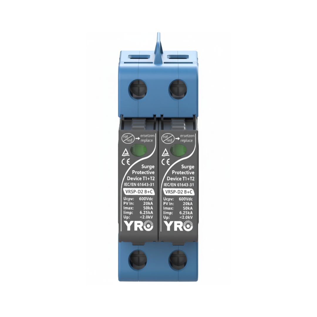 DPS Sobretensiones YRO YRSP-D2 T1+T2 2P 20-50KA I-6,25kA 600V DC