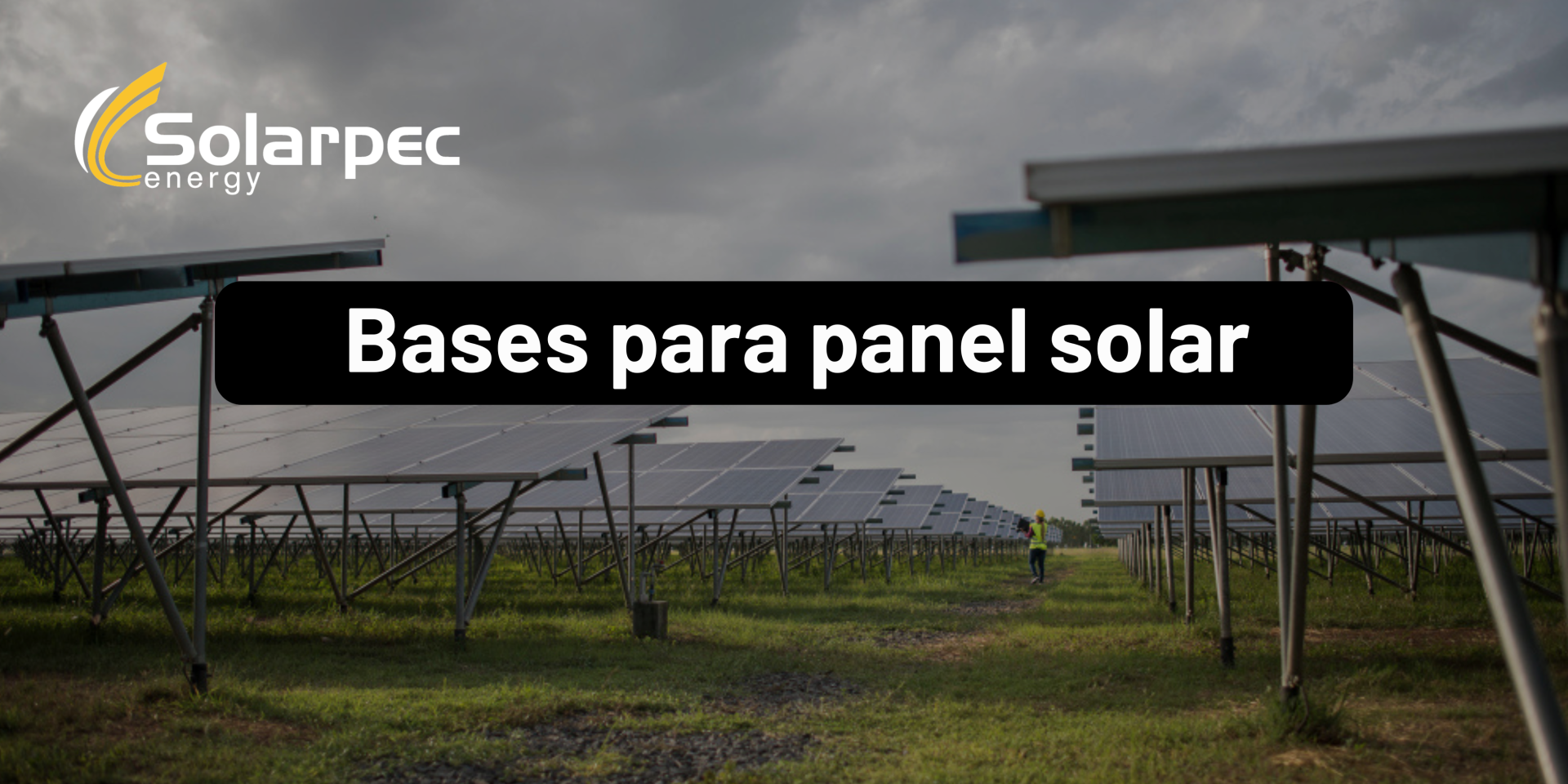 Bases para panel solar