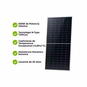 Panel Solar Monocristalino 630W N-Type JINKO Tiger Neo 66HL4M-(V)  - Imagen 3