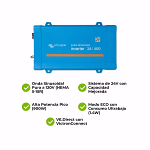 Inversor Victron Phoenix 24-500V 120V VE.Direct NEMA 5-15R - Imagen 5