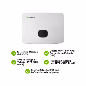 Inversor Red Trifásico 20kW Growatt MID 20KTL3-XL2 - Imagen 4