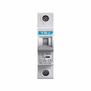 Interruptor Automático YRO YRL7-63 6kA 1P 16A 120V AC - Imagen 1